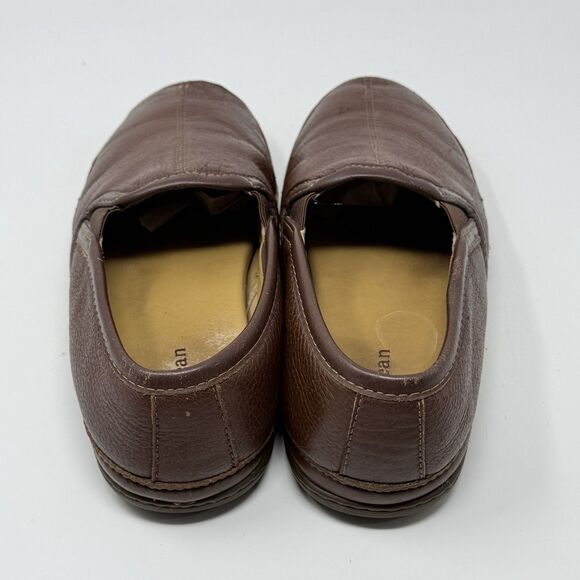LL Bean Elkhide Slippers Mens 10 M Brown Leather Comfort Slip On Comfort Shoes main image 15